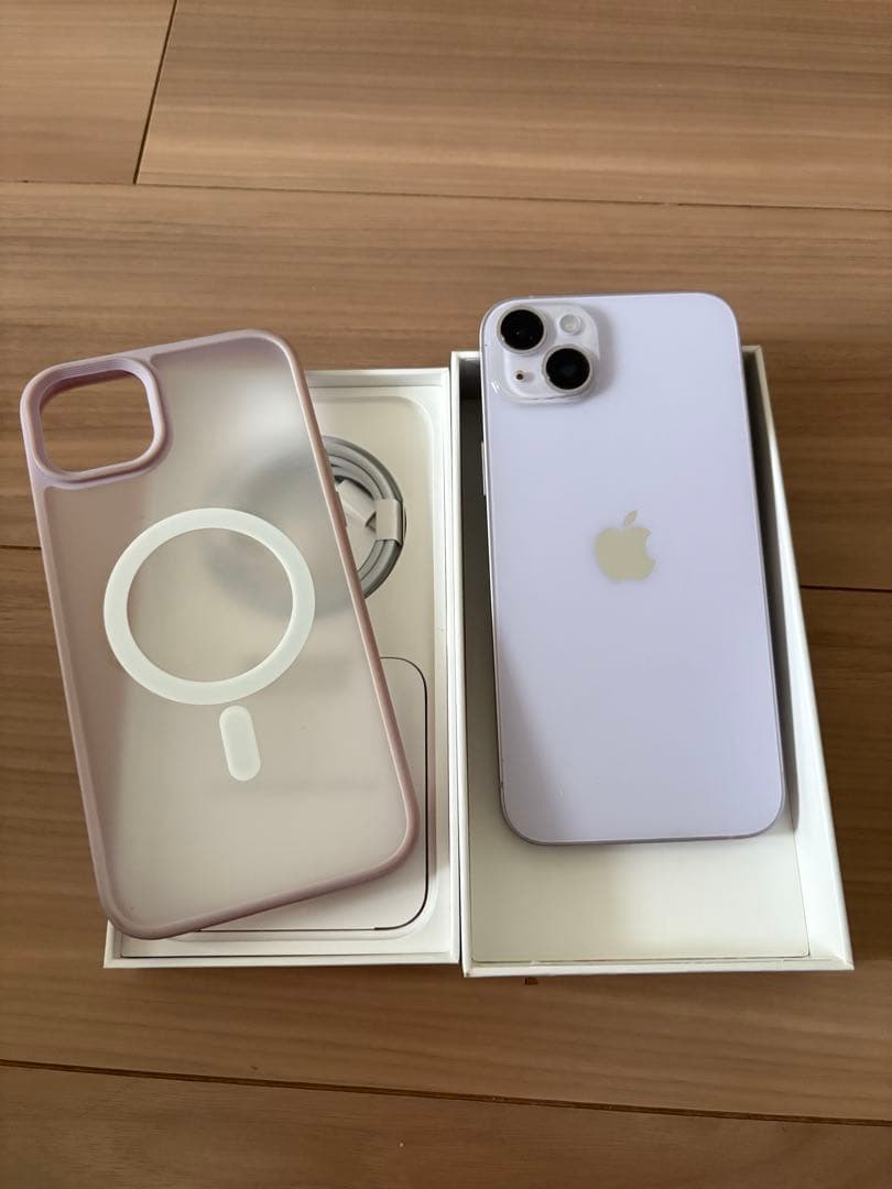 【中古】iPhone14 plus 128GB パープル　SIMフリー