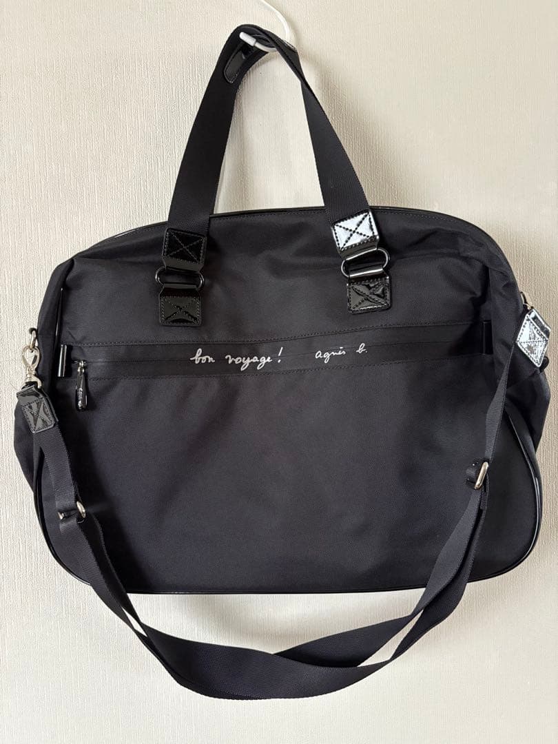 未使用　アニエス・ベー　ボストンバッグ　ブラック　2way
