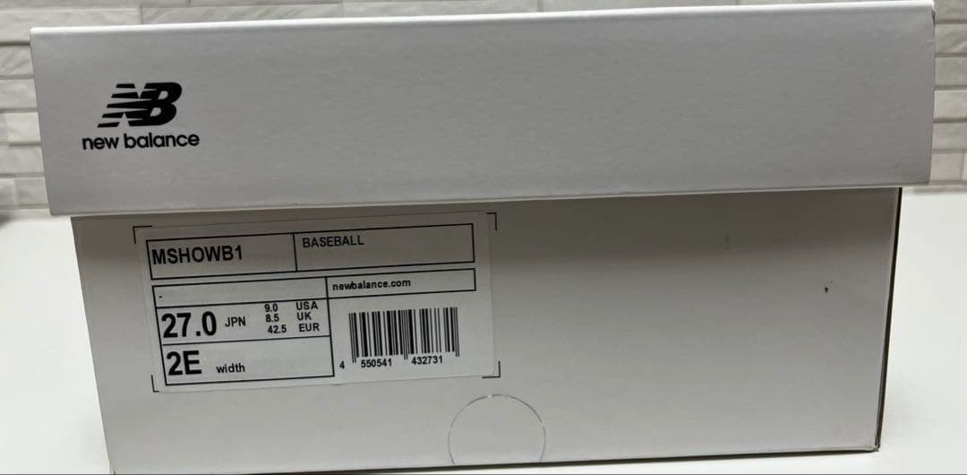 New Balance Ohtani スパイク MSHOWB1 27.0cm