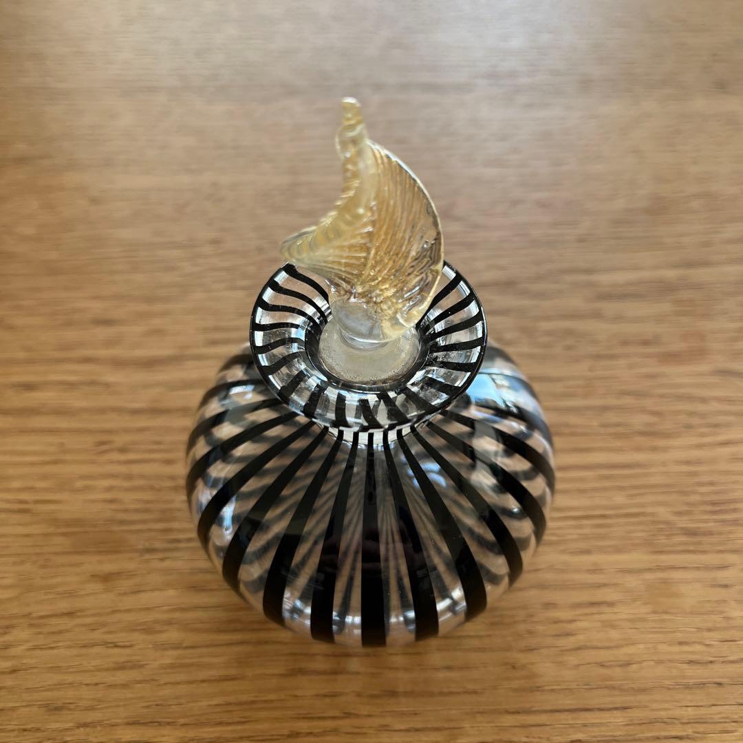 ベネチアンガラス　ムラーノ　ヴィンテージ　香水瓶　パフュームボトル