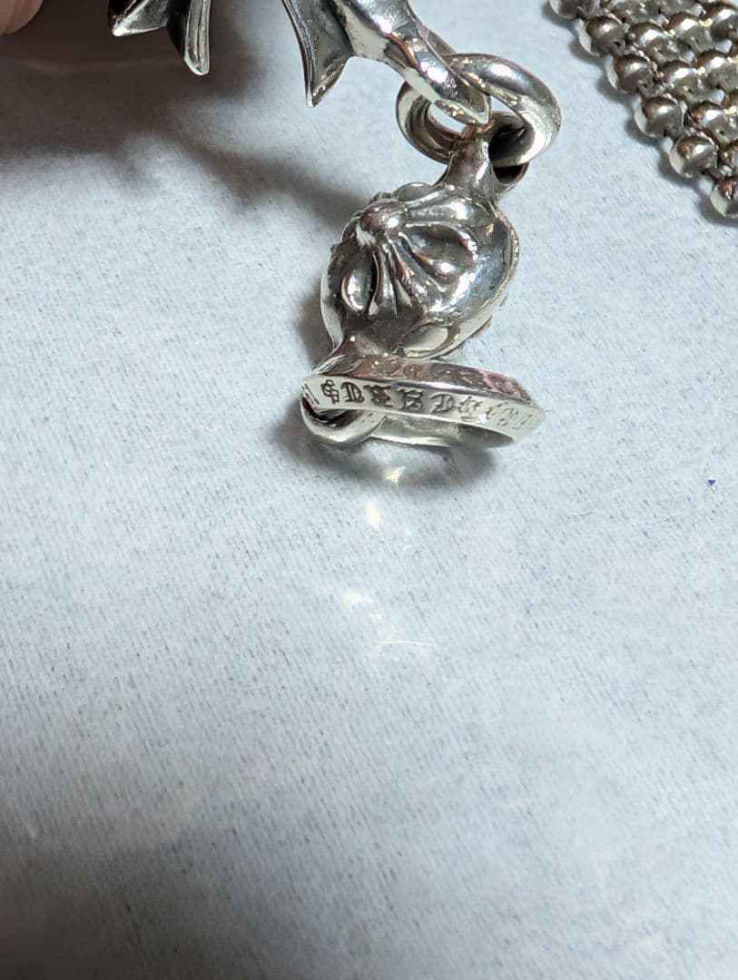 クロムハーツ 1ボールタイニーCHクロスチャーム Chrome Hearts
