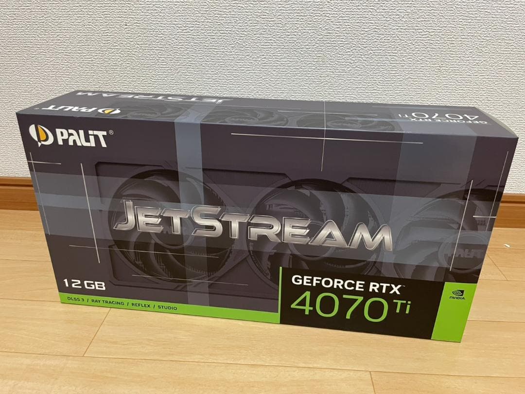 グラフィックボード・グラボ・ビデオカード Palit GeForce RTX4070ti 12GB JetStream
