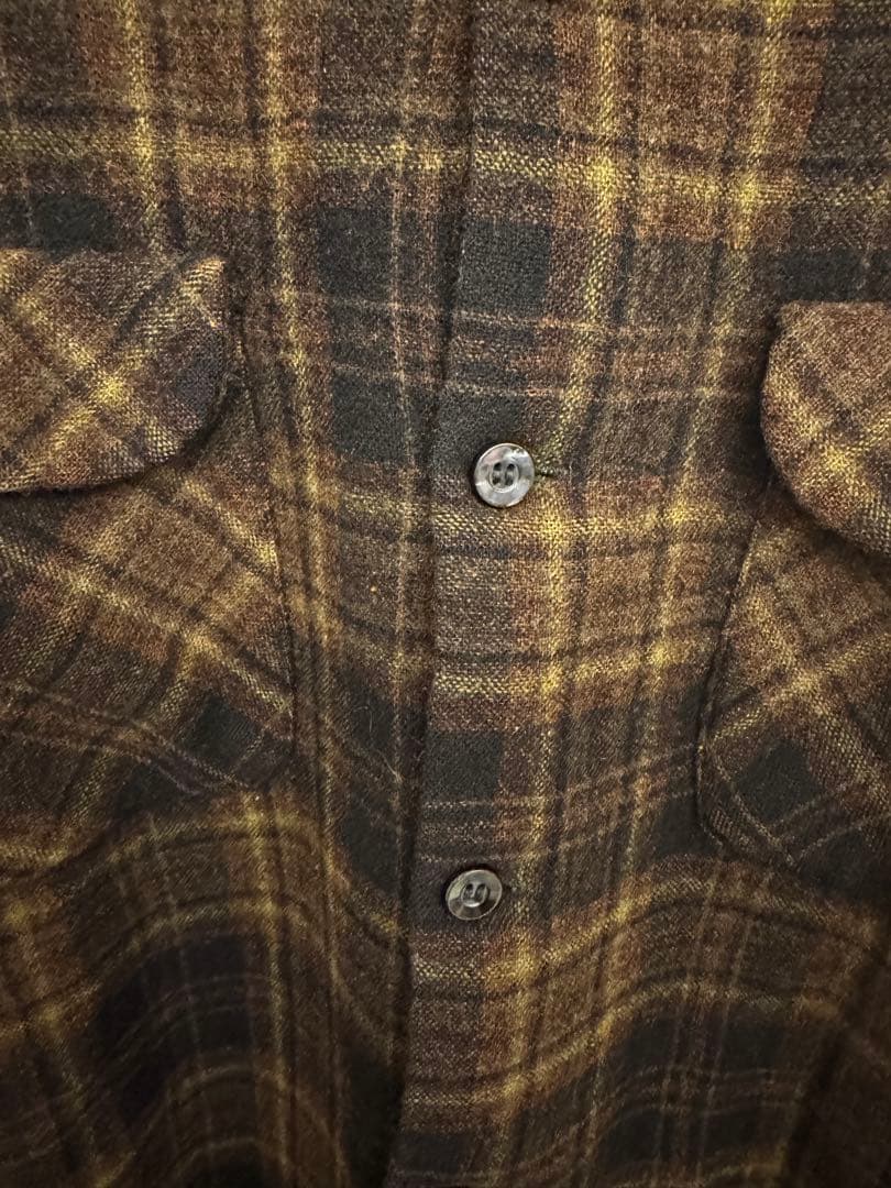 マ*ト様 50's PENDLETON BOARD SHIRTS 破れ有り　vi