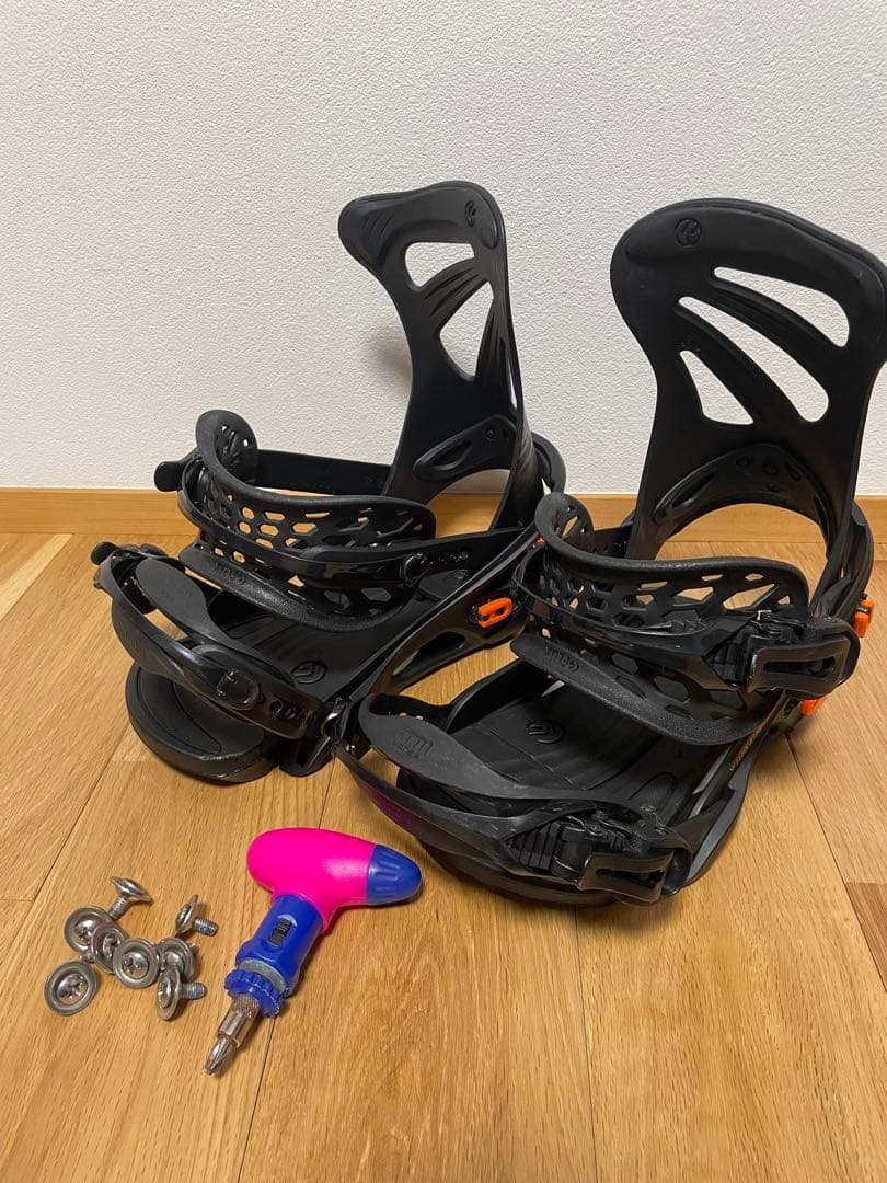 FLUX DS 17-18 スノーボードビンディングMサイズ