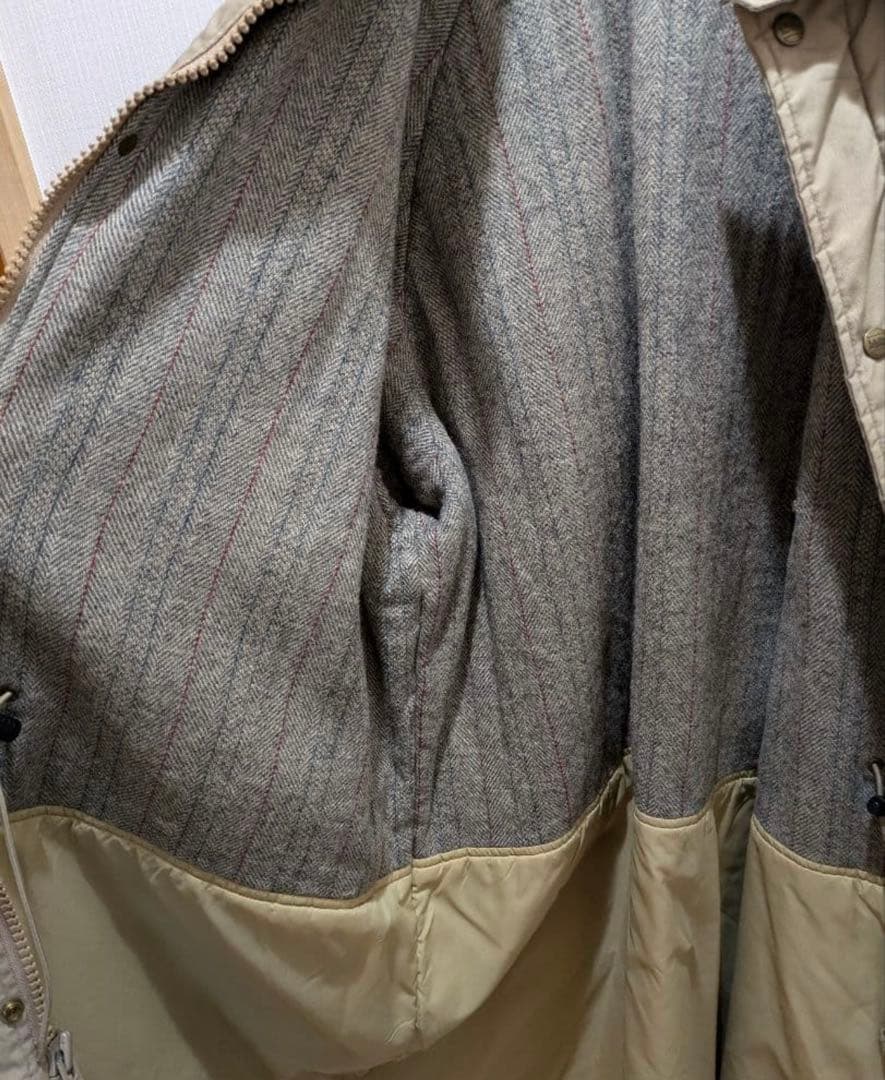 ア*ロ様 80s USA製（XL美品）　L.L.Bean ベージュ ストームコー