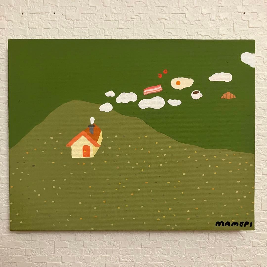 るぎけん様　２枚セット【ぷかぷか朝ごはん】　【芝生でふんばる2匹のわんころ】