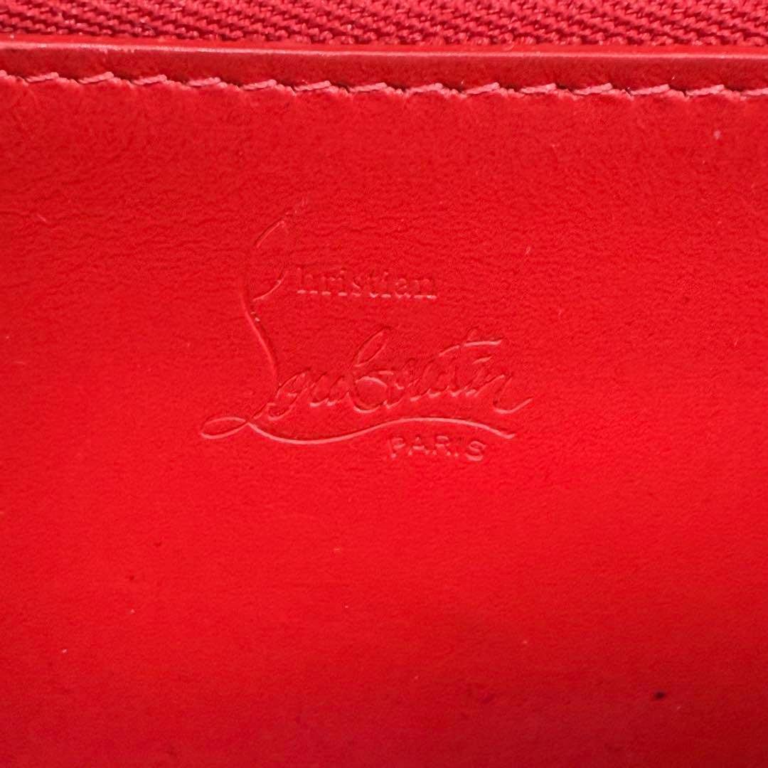 ✨美品✨クリスチャンルブタン 長財布 ブラック デカロゴ ラバーソール レザー