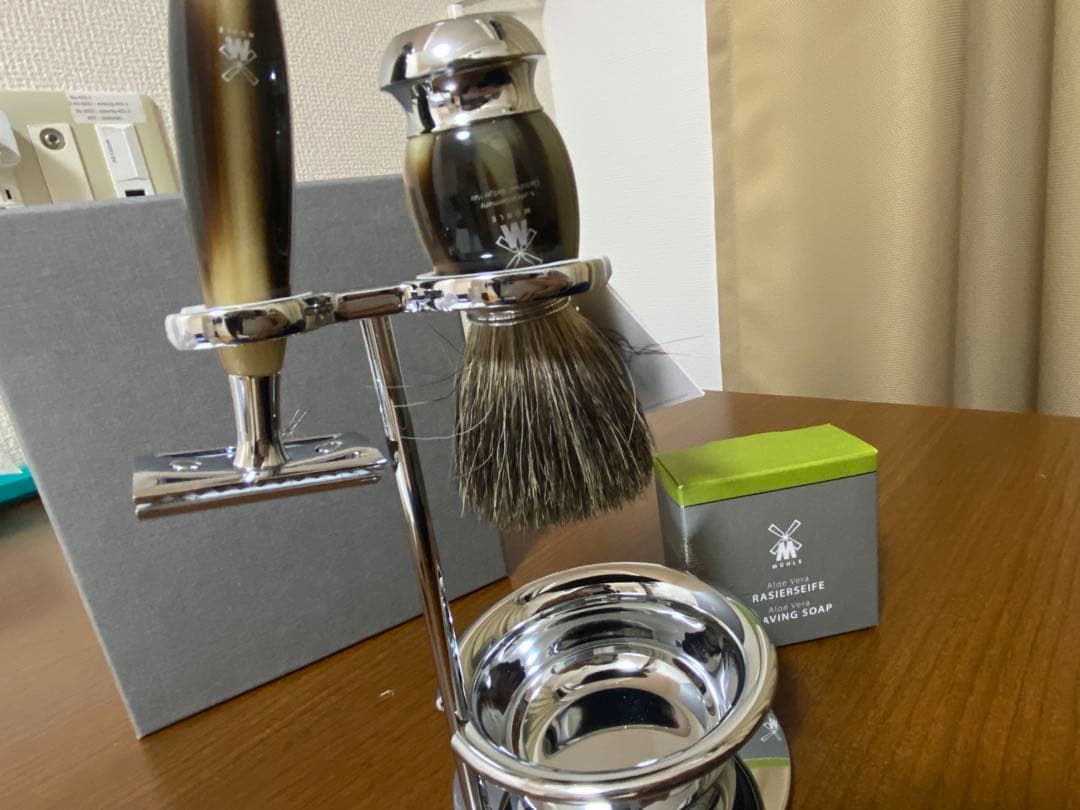 メンズシェービングセット スタンド付き