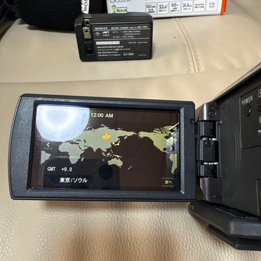 Sony HDR-CX535 ビデオカメラと三脚セット