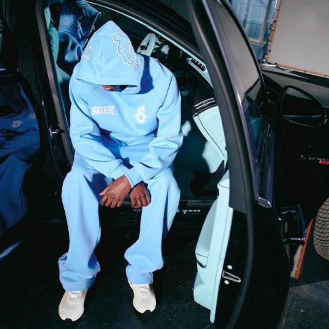 即日発送　sixpm true religion セットアップ　ブルー