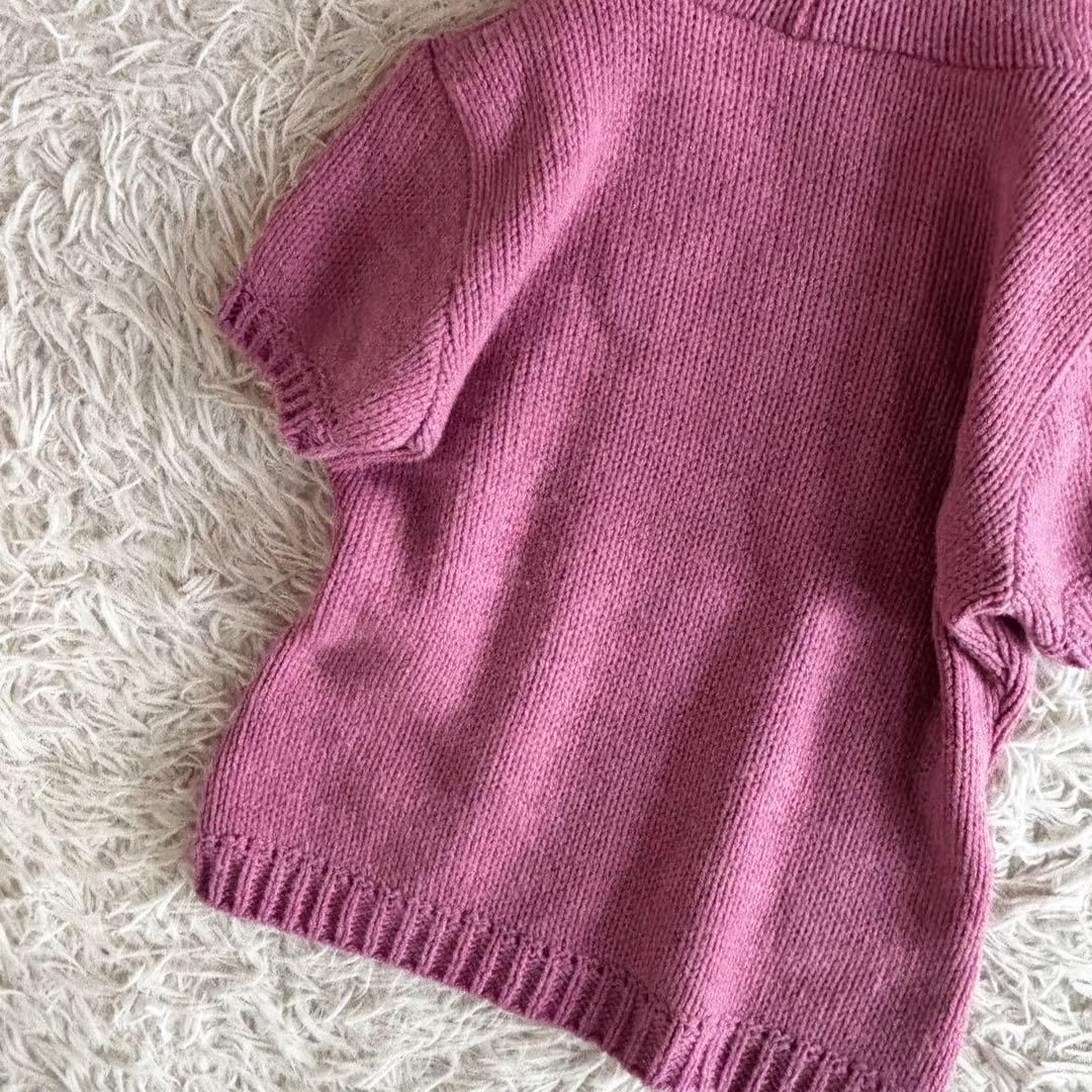 ヴィンテージ 当時物 フェンディ FENFI ラインストーン ハイネック ニット