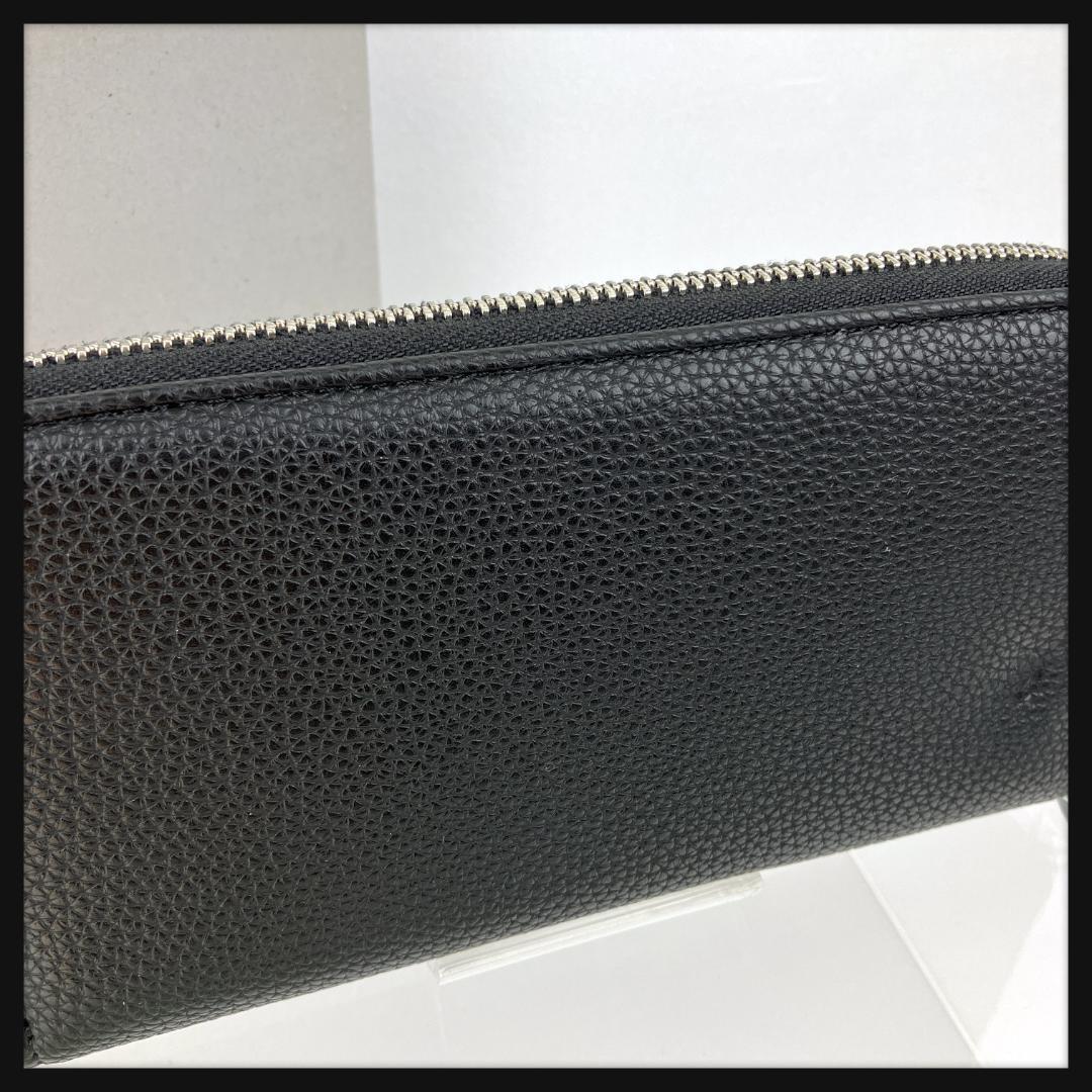 新品未使用　ヴィヴィアンウエストウッド　オーブ 黒　レザー ラウンド　長財布