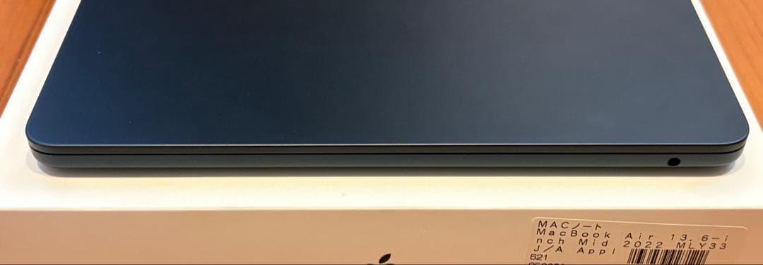 MacBook Air M2 8GB 256GB ミッドナイト BT100%