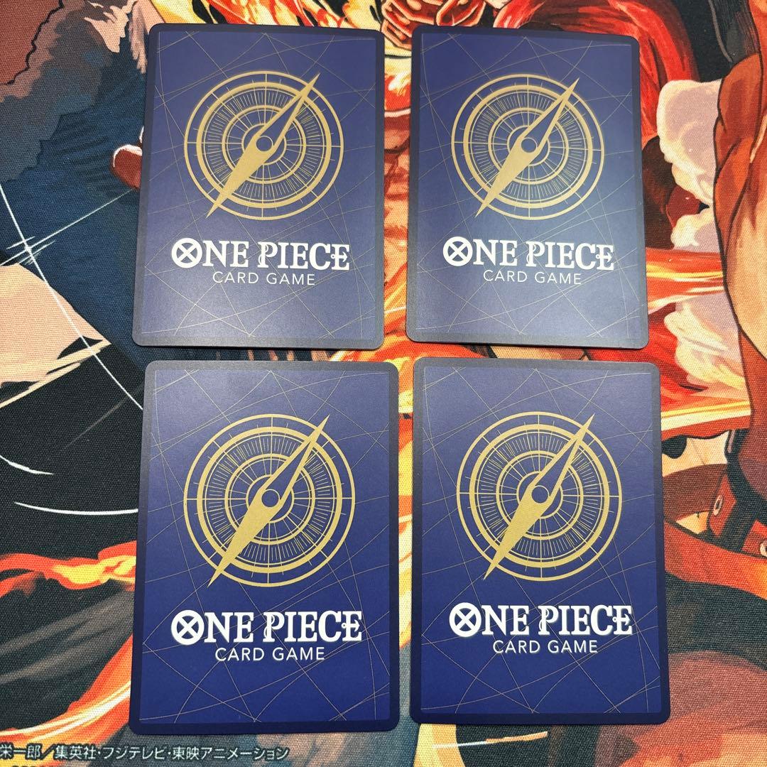 モンキー・D・ルフィ　プロモ　パラレル　4枚セット　ワンピースカードゲーム