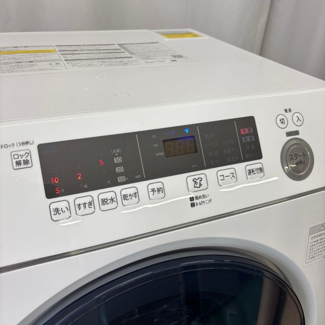 942　ドラム式洗濯機　SHARP　10キロ　右開　安い　綺麗　設置無料