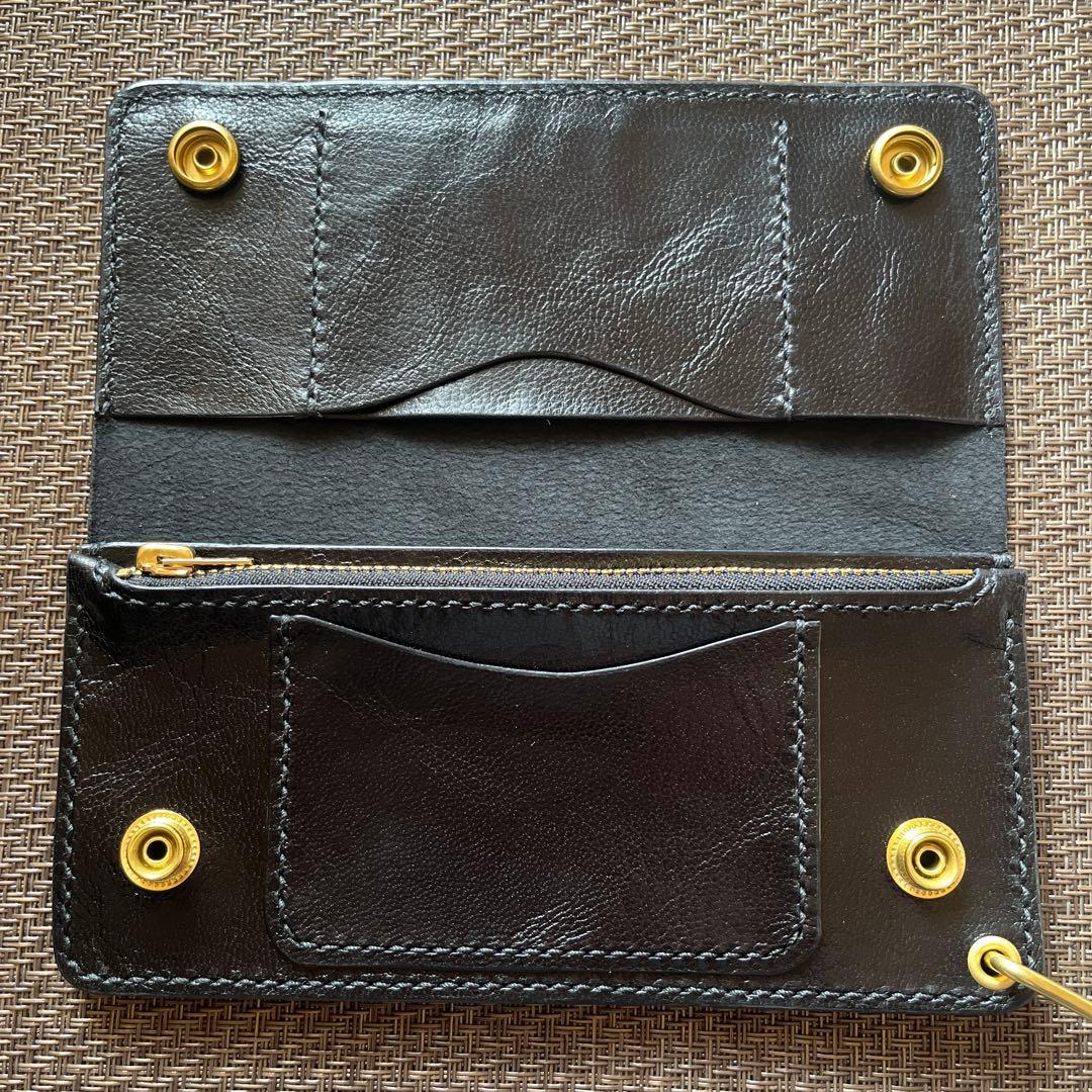 【週末限定価格】ゴート ロングトラッカーウォレット ブラス