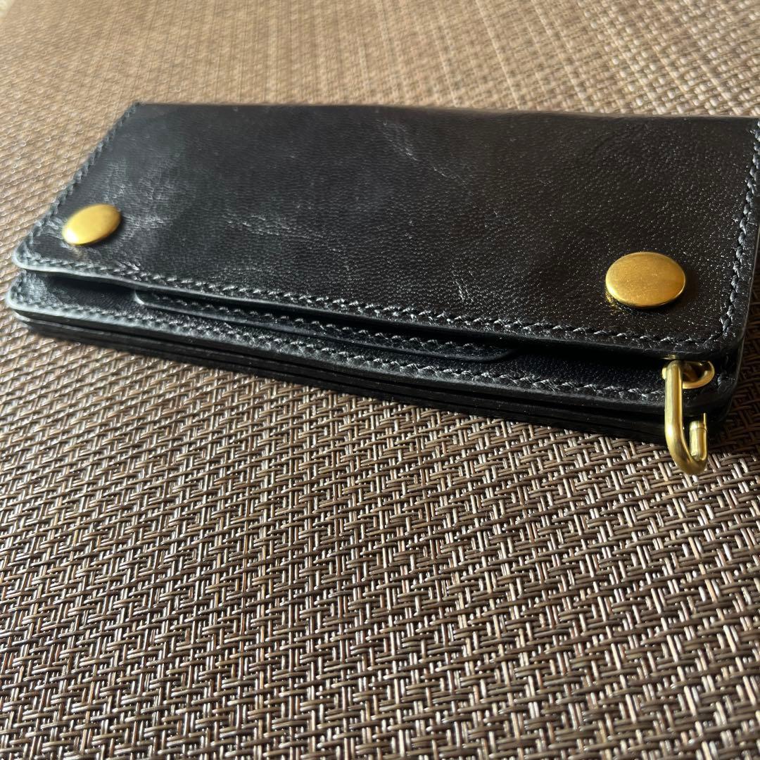 【週末限定価格】ゴート ロングトラッカーウォレット ブラス