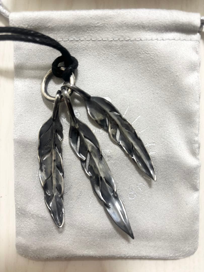 HARIM ハリム フェザー 三連ネックレス