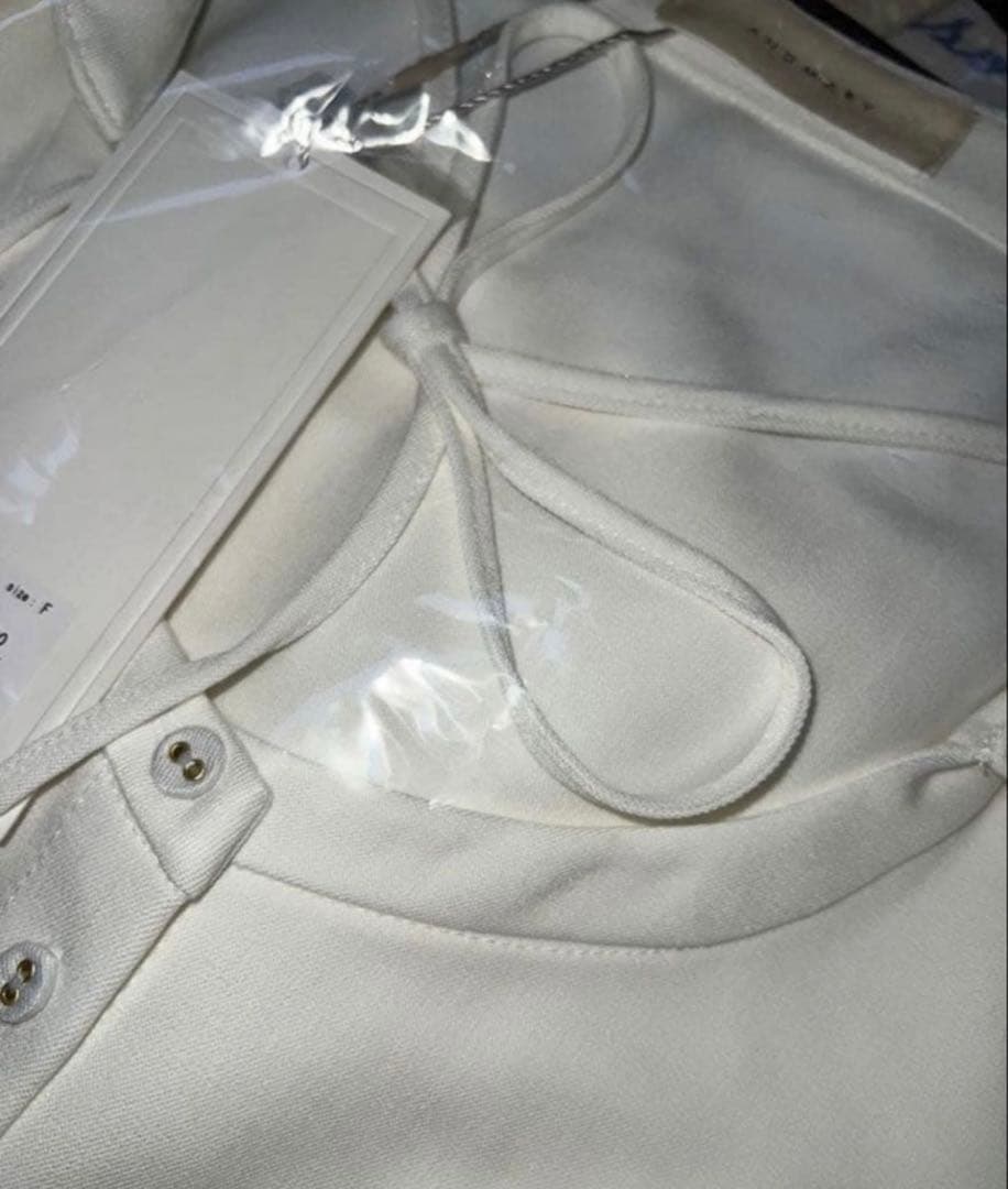 新品未開封 andmary Betty layered check dress