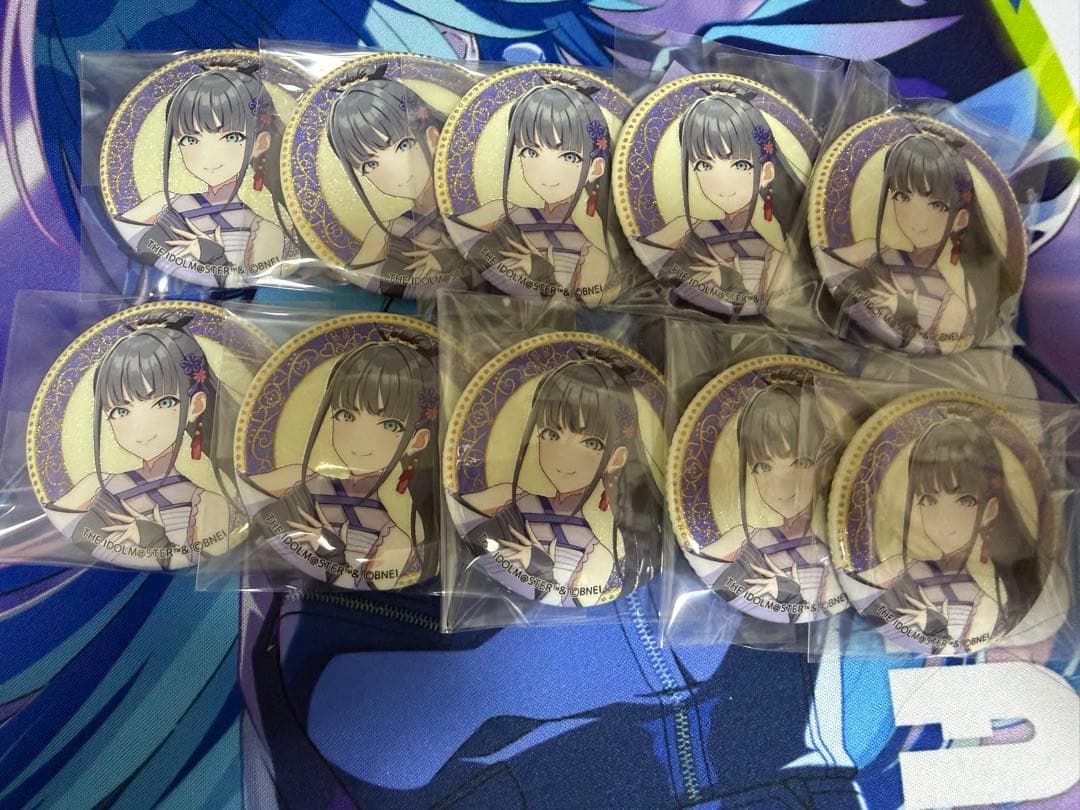 学マス　雨夜燕　缶バッジ　10個セット