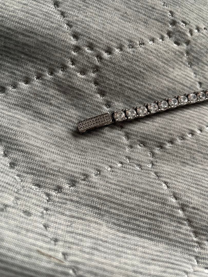 avalanche アヴァランチ　テニスチェーンネックレス　シルバー　50センチ