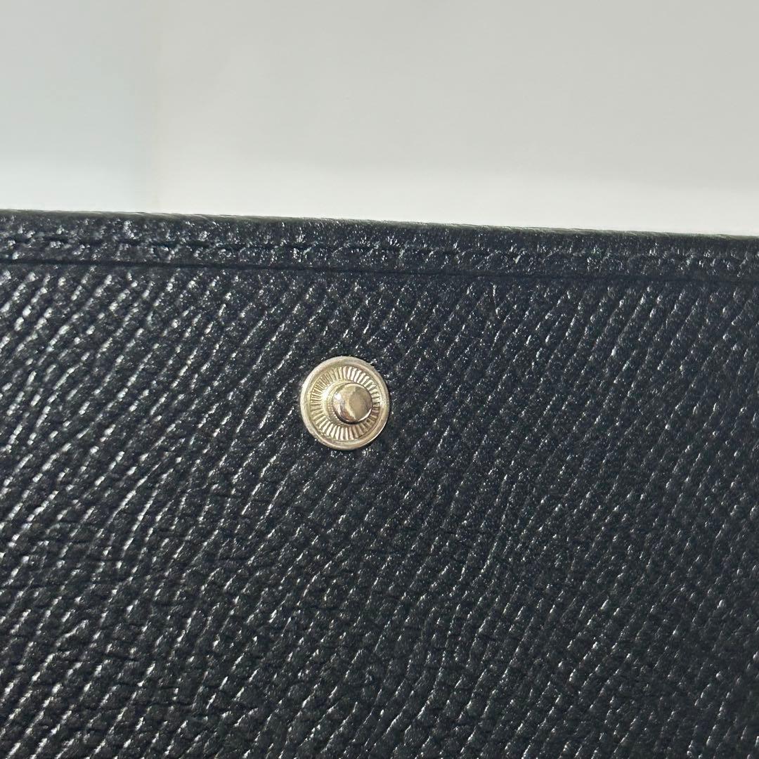 BVLGARI ブルガリ レザー 二つ折り 長財布 レディース メンズ ブラック