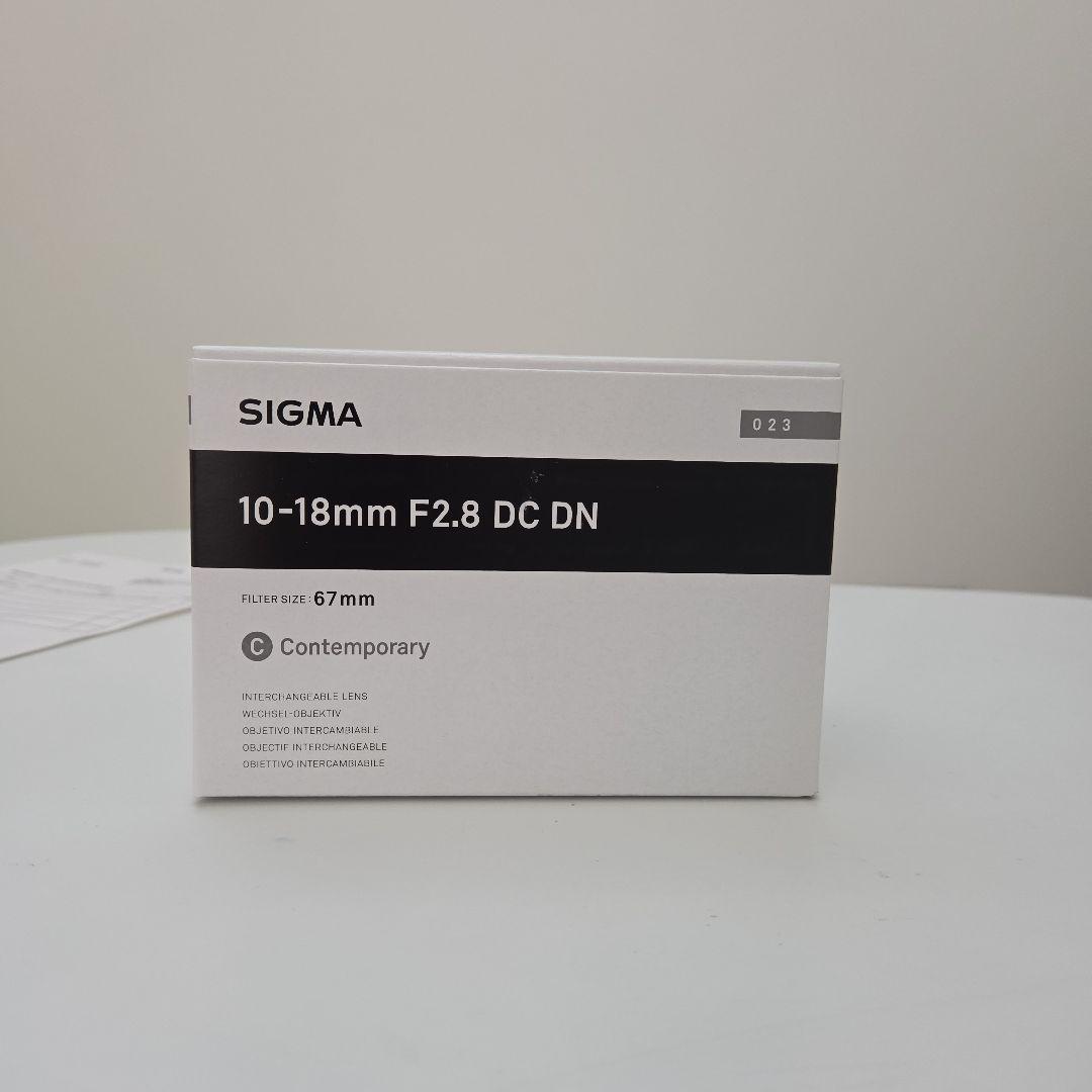 【新品未使用】sigma 10-18mm F2.8 DC DN フジフィルムX