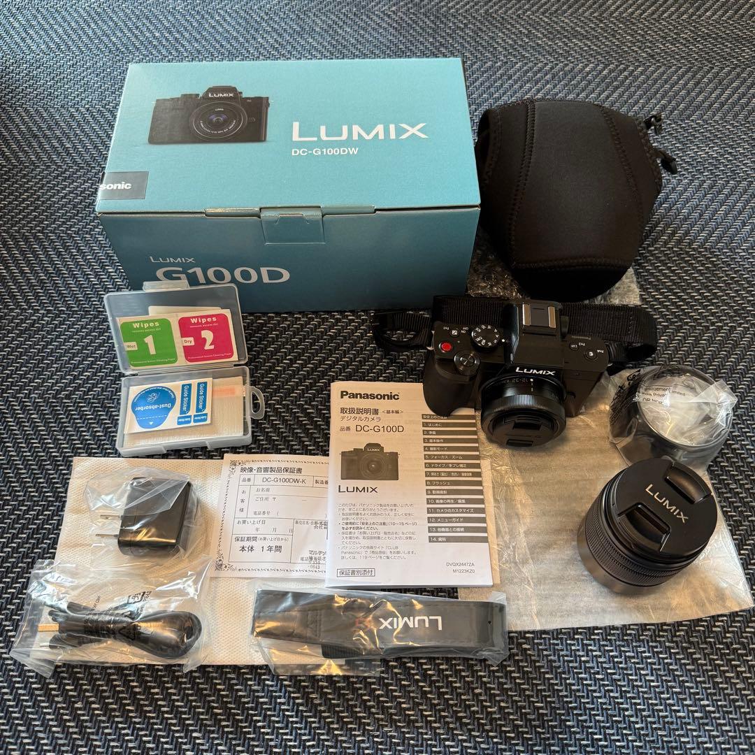 【美品】 LUMIX DC-G100DW ダブルズームレンズキット