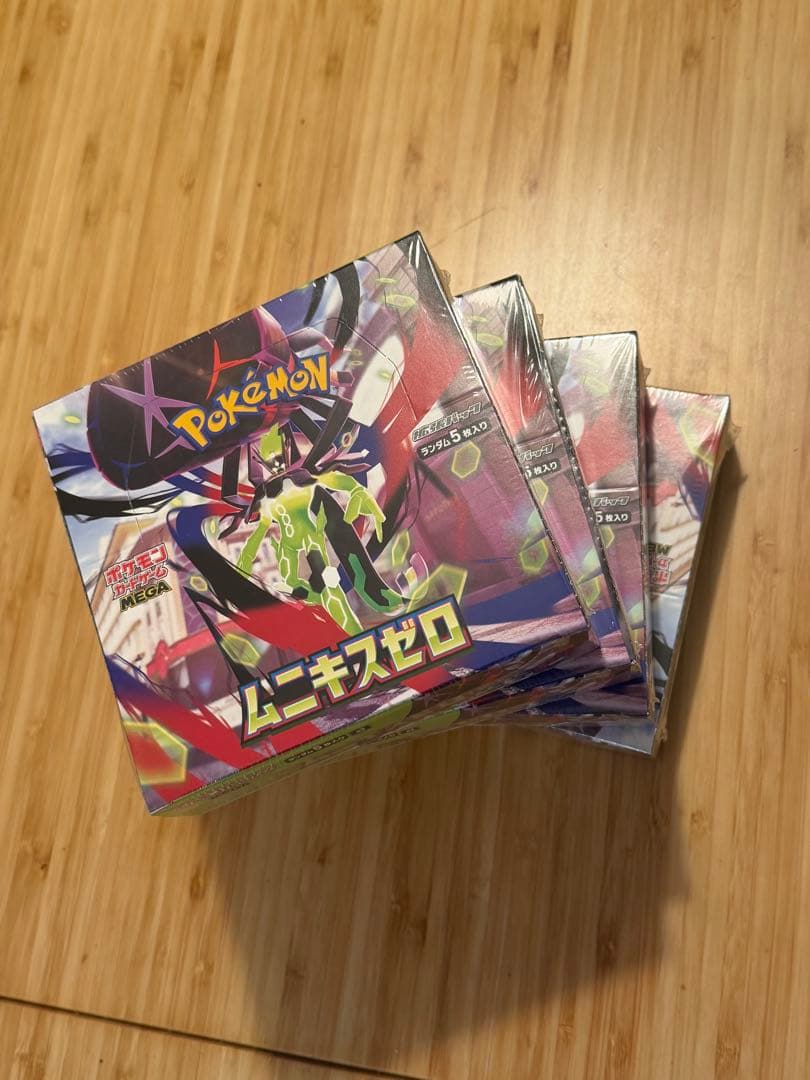 s*様 ポケモン カード ムニキスゼロ 4BOX シュリンク付き
