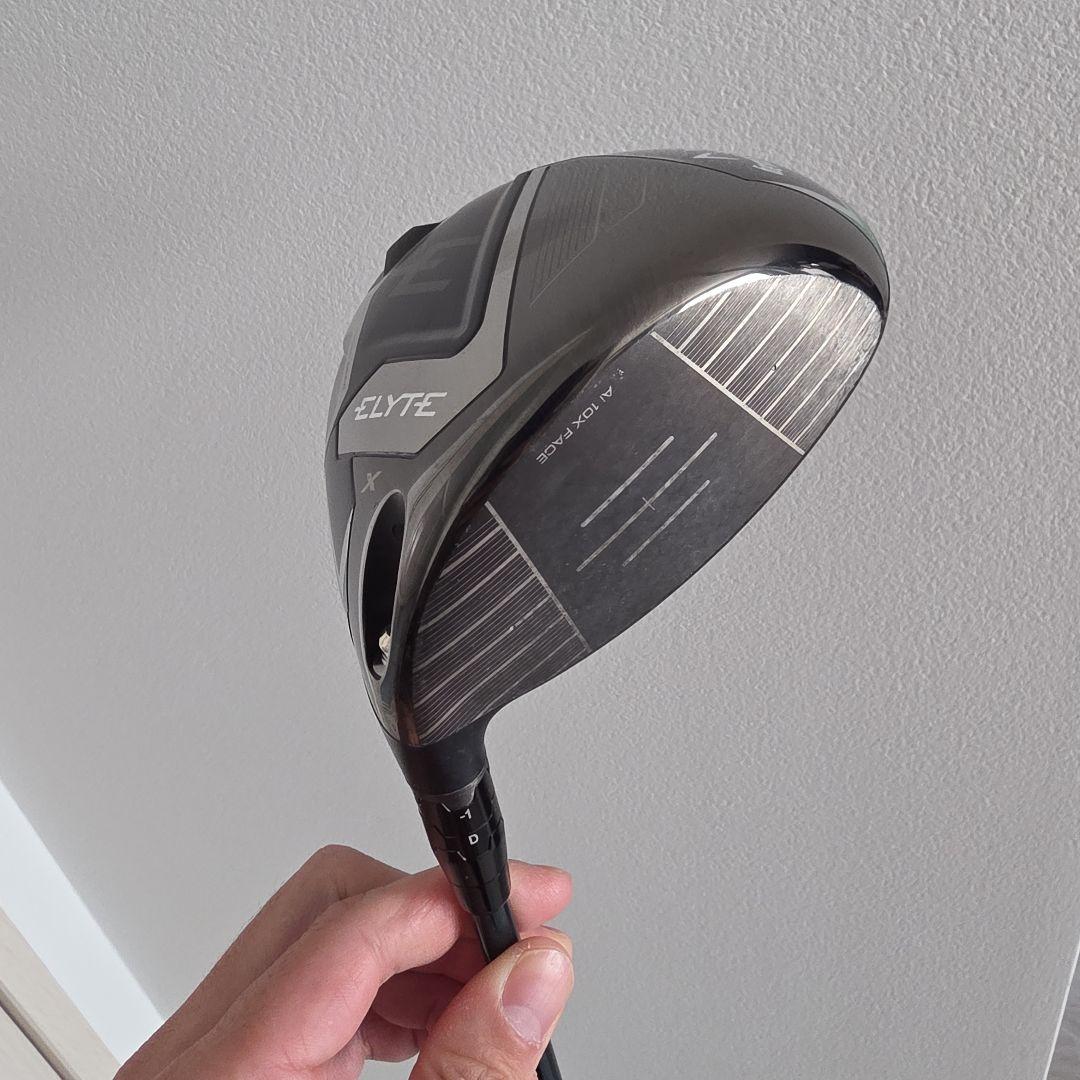 【美品】ELYTE X 10.5度 シャフト純正S 1W ヘッドカバー付