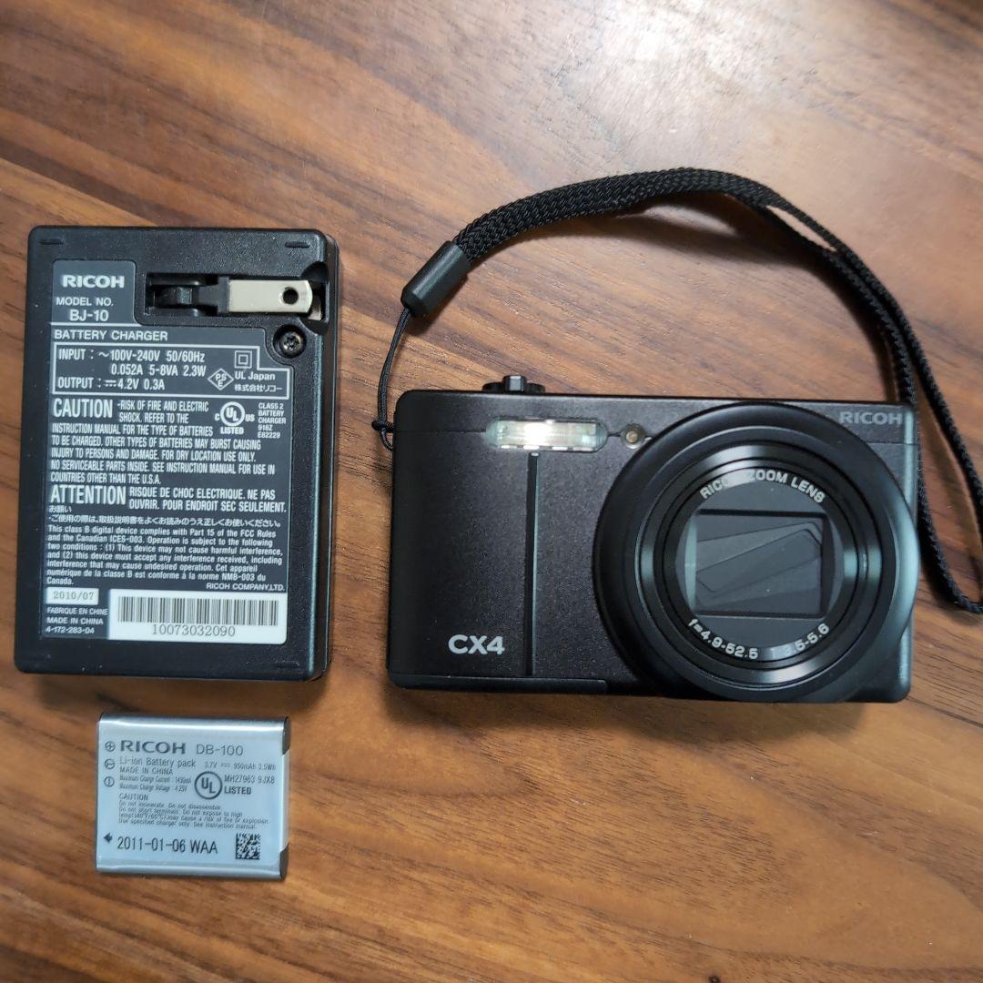 RICOH CX4 デジタルカメラ 本体と付属品