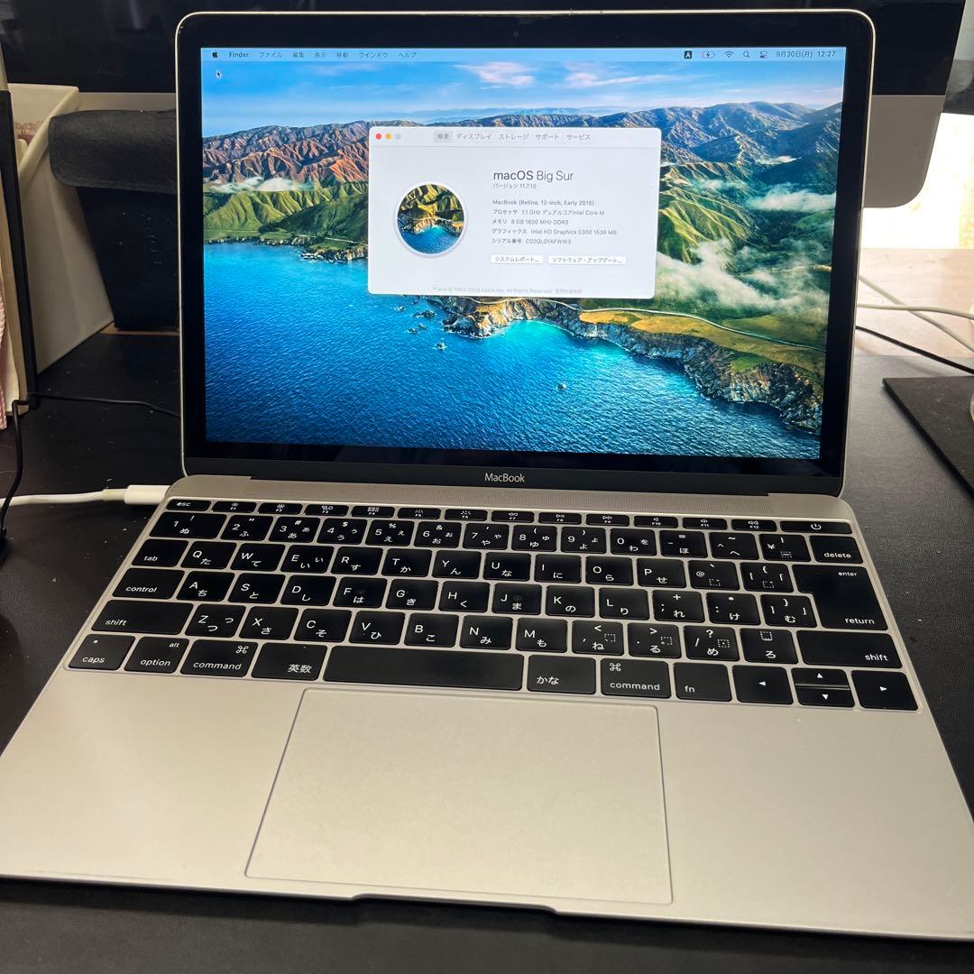 MacBook 2015 Core M 8gB/256GB 難あり