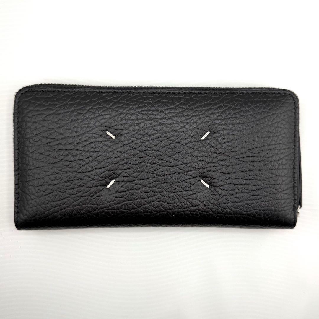 メゾン マルジェラ 長財布 ラウンドジップ レザー S56UI0110P4455