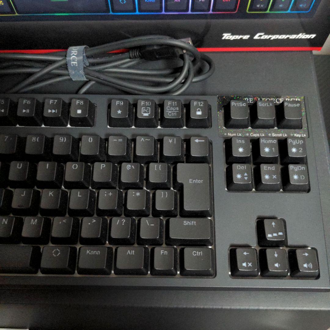 ☆良品☆ REALFORCE RGB TKL R2TLA-JP4G-BK 日本語