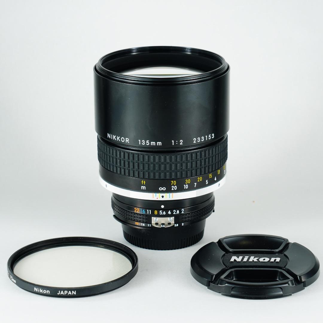 【ボケビースト】動作◎ ニコン Ai-s Nikkor 135mm F2 153