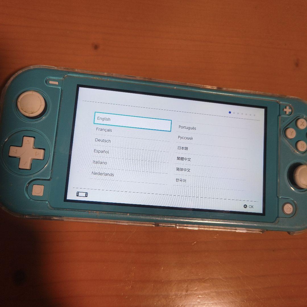 ジャンク　部品取り　Nintendo Switch Lite 水色 ジャンク