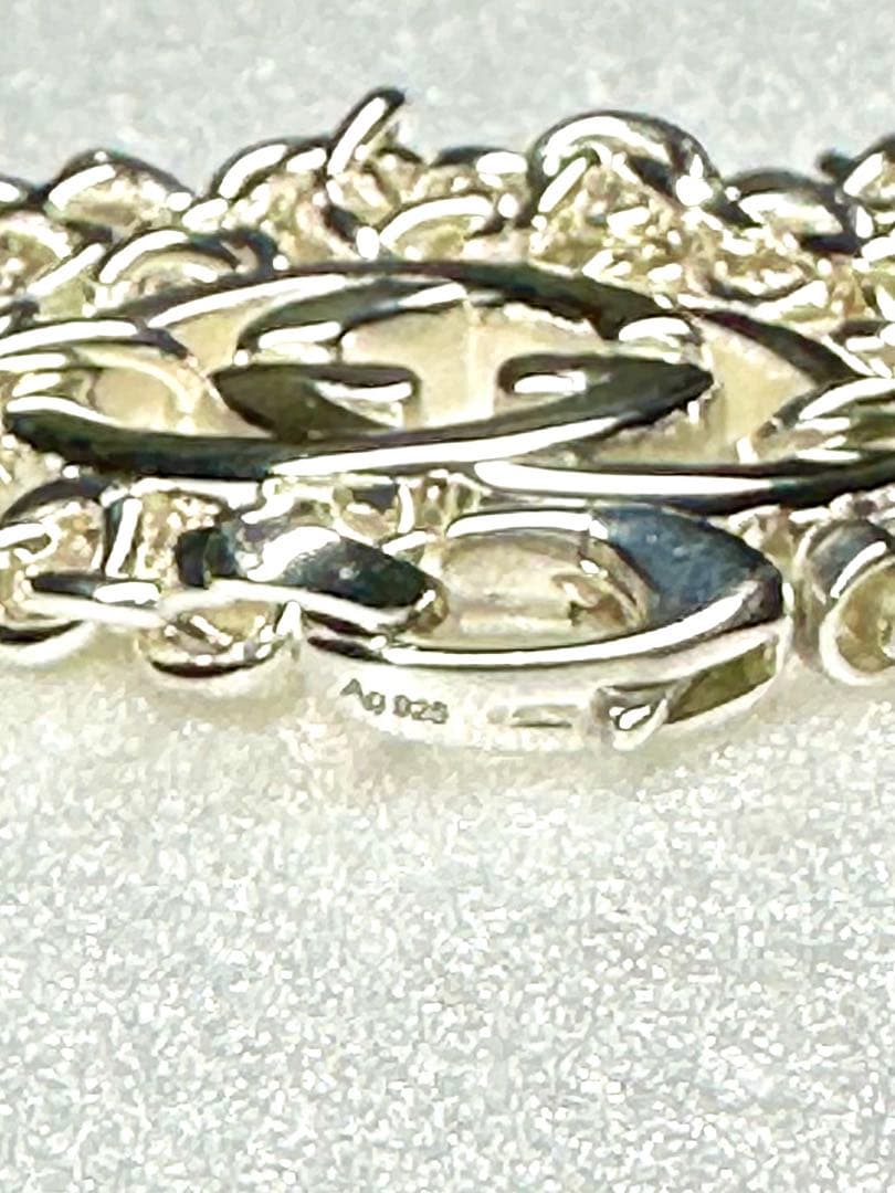 GUCCI シルバー925 ダブルGロゴ ネックレス