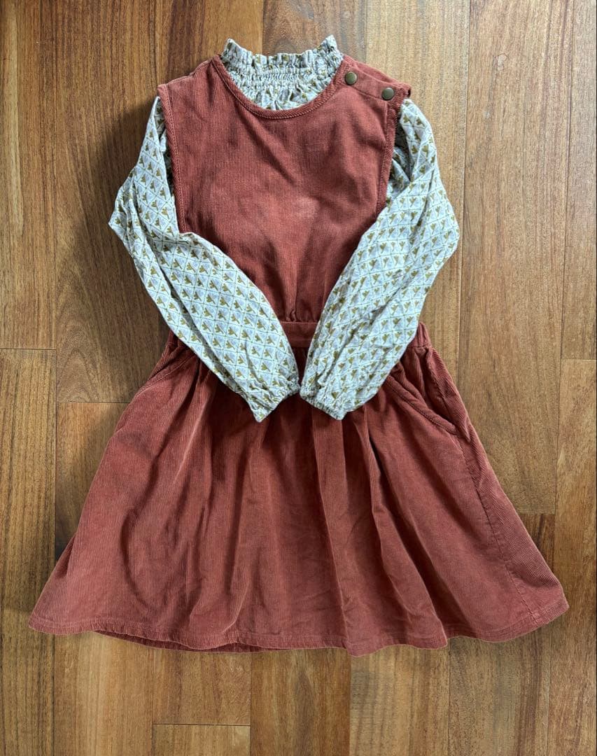 soor ploom♡tippi pinafore sequoia♡8Y