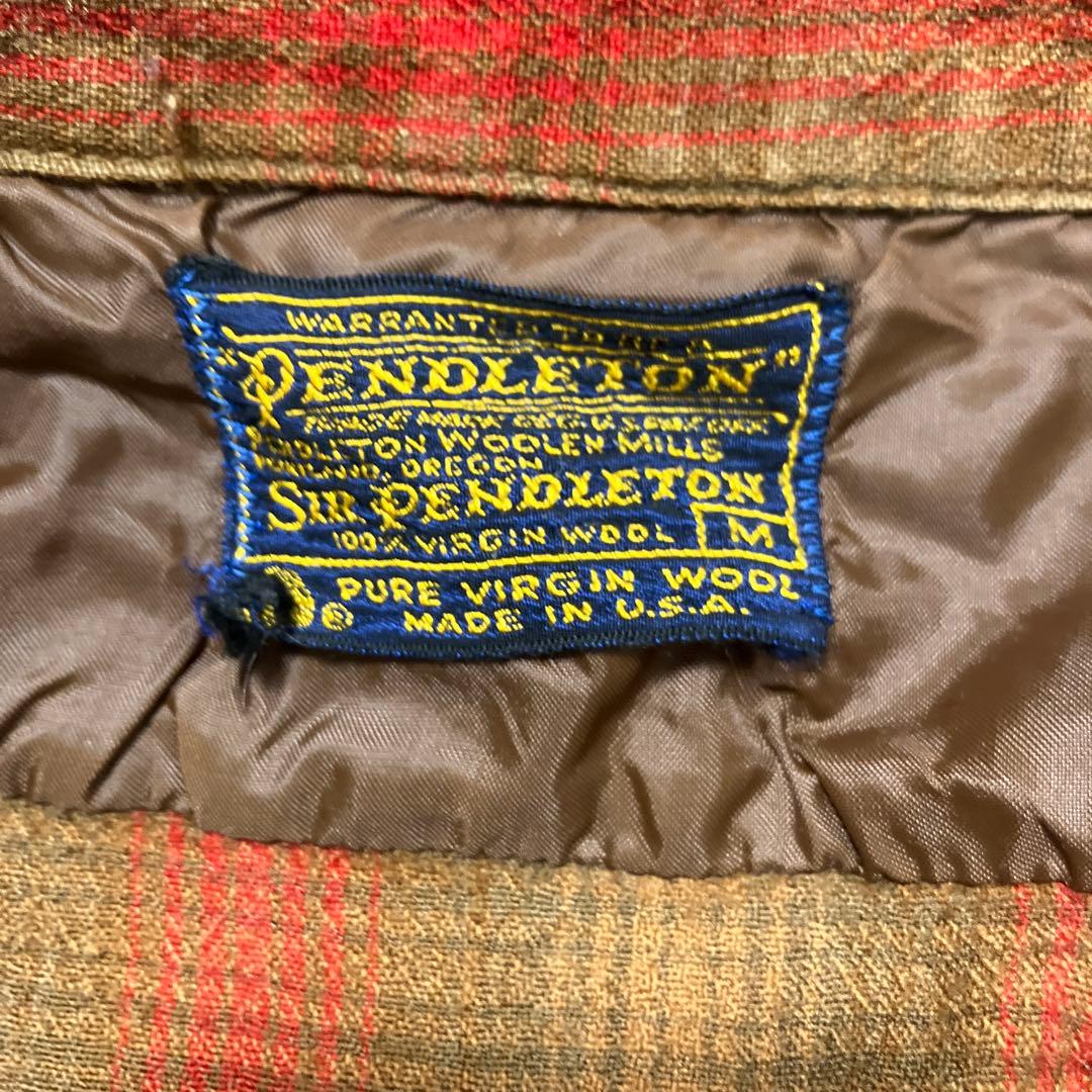 Pendleton 70s ペンドルトン ボードシャツ オンブレ ウールシャツ