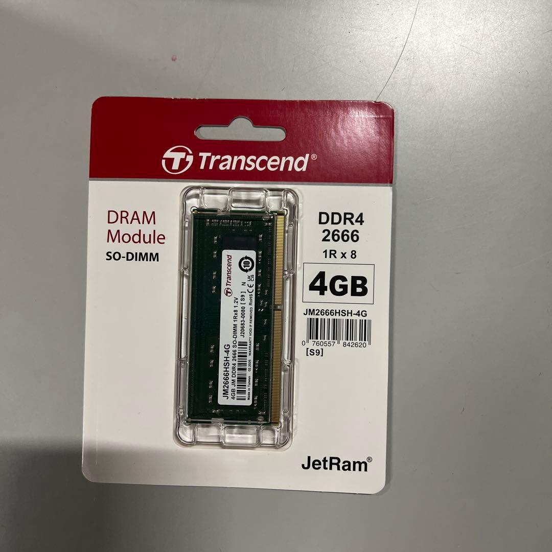 Transcend 4GB DDR4 2666MHz メモリ