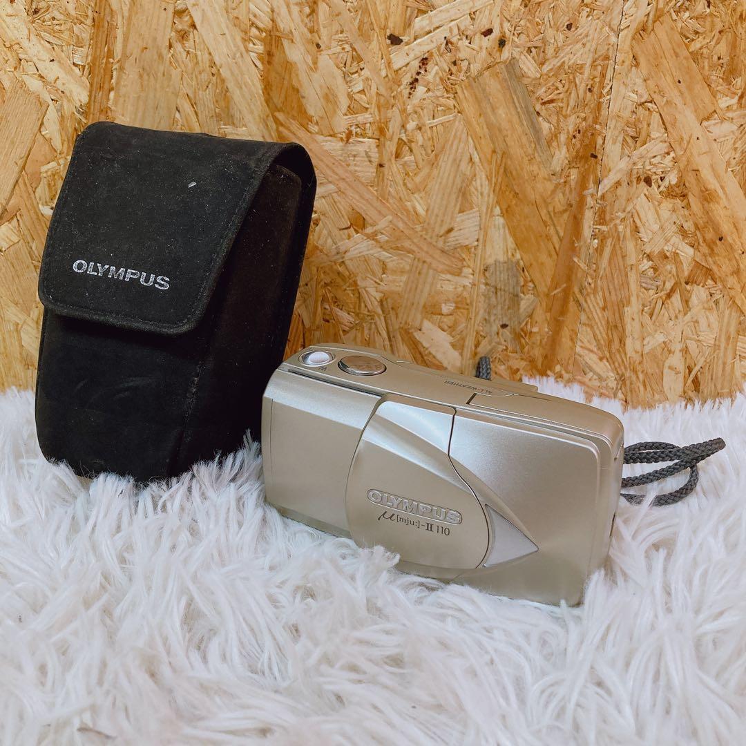 OLYMPUS μ-Ⅱ 110 コンパクトフィルムカメラ　ケース付き