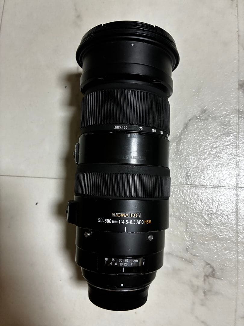 【ジャンク品】SIGMA 50-500mm 望遠ズームレンズ