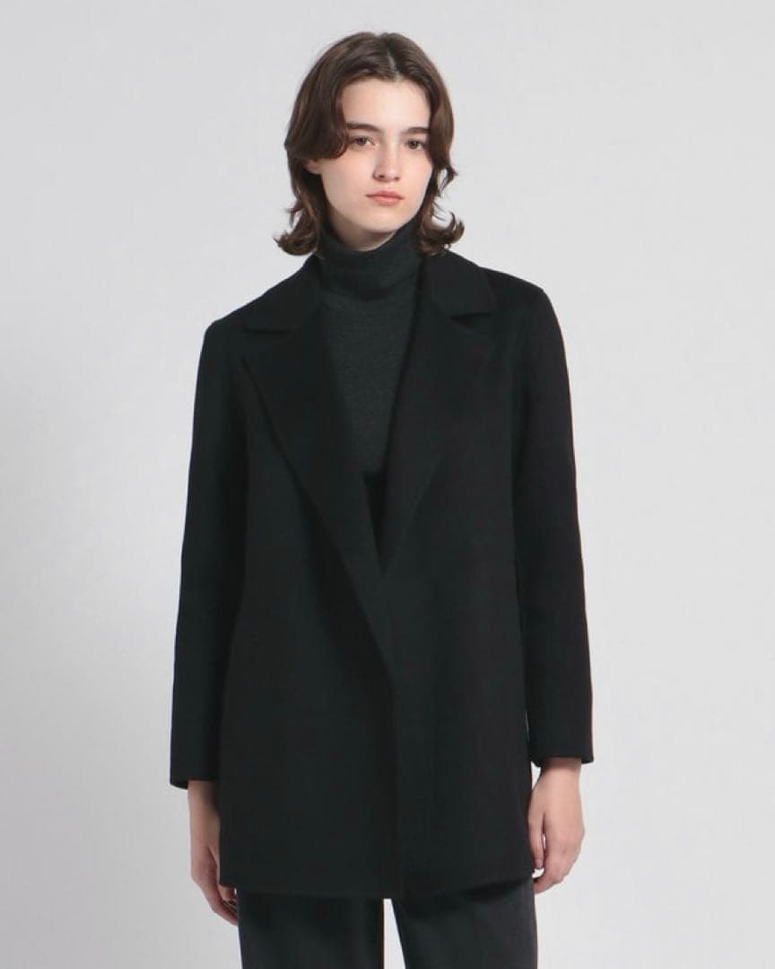 未使用 24AW Theory セオリー コート カシミヤ混 ブラック S