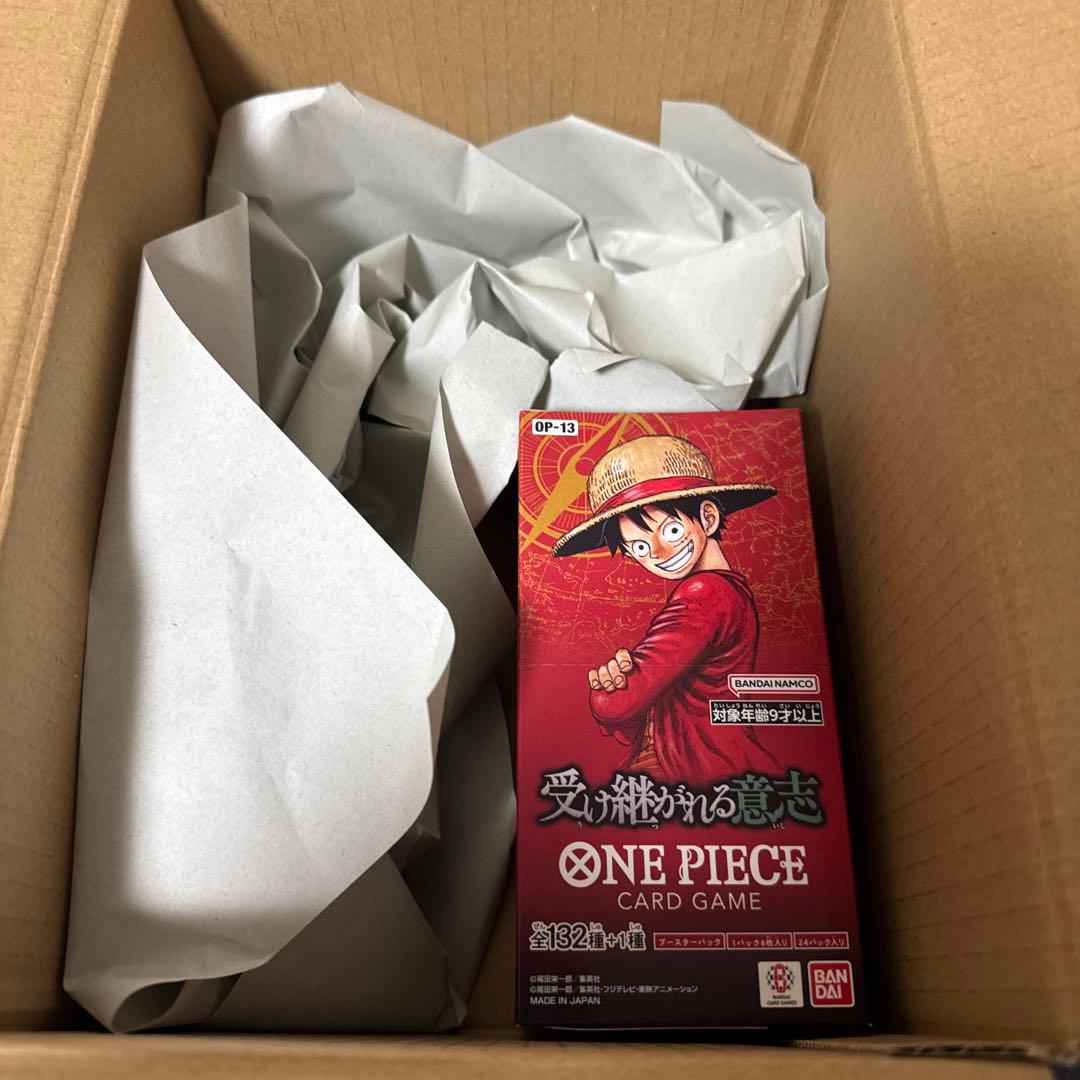 【新品未開封テープ付】ワンピースカード　受け継がれる意志 1BOX