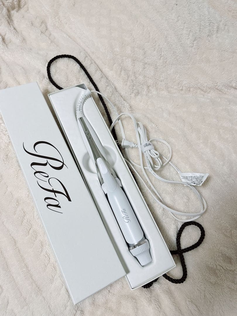 リファ コテ ヘアアイロン カール プロ 32 ホワイト 美品