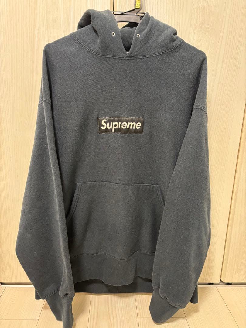 Supreme Nylon Box Logo Hoodie 1995 初期
