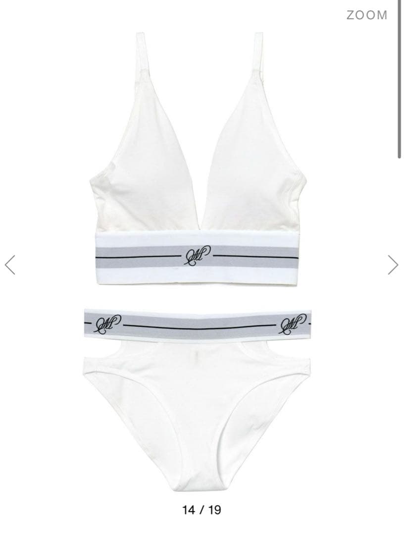 meltthelady ”M” triangle bra shorts set