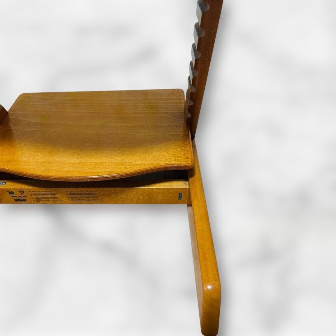 【美品】ストッケ シリアルNo3 ナチュラルハイチェア