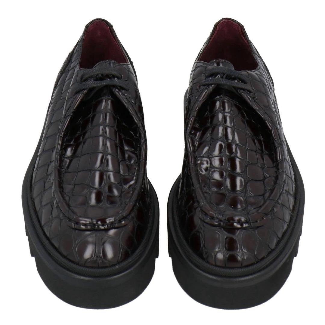 DRIES VAN NOTEN クロコダイル風ローファー