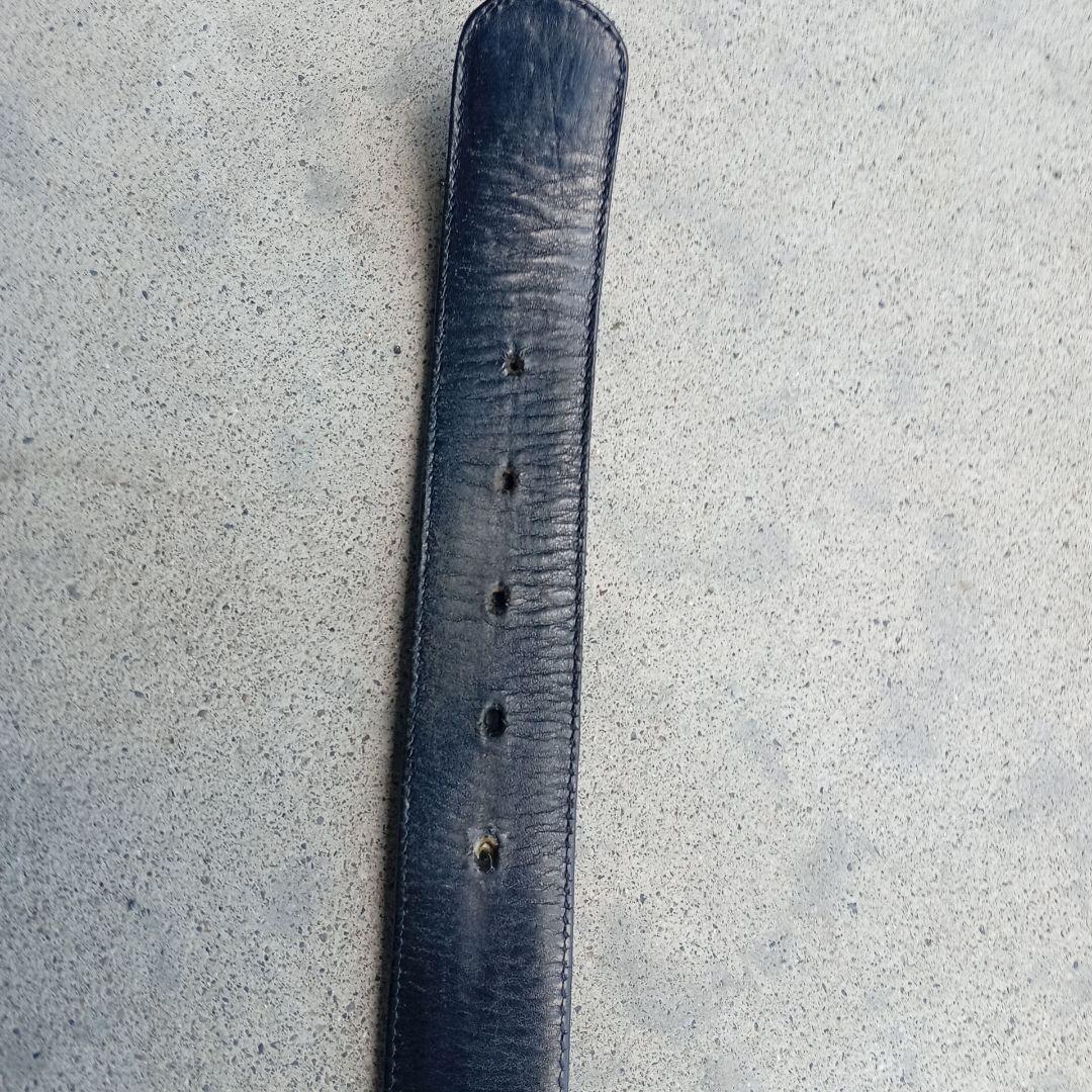 CHROME HEARTS (クロムハーツ) スクロール リング レザーベルト